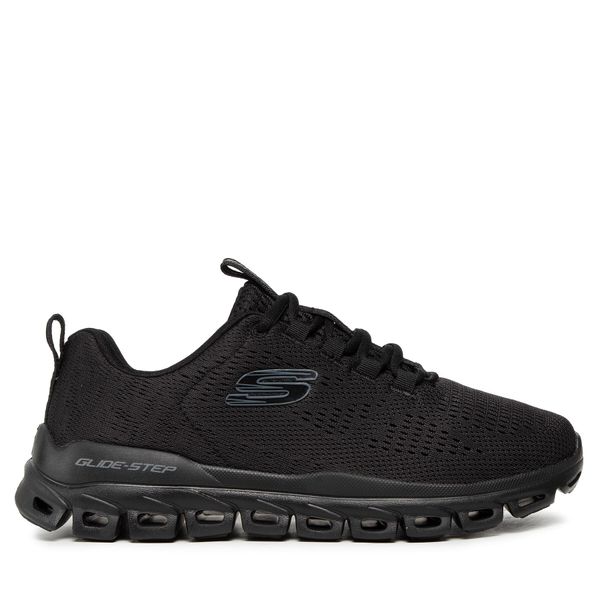 Skechers Superge Skechers Fasten Up 232136/B Črna