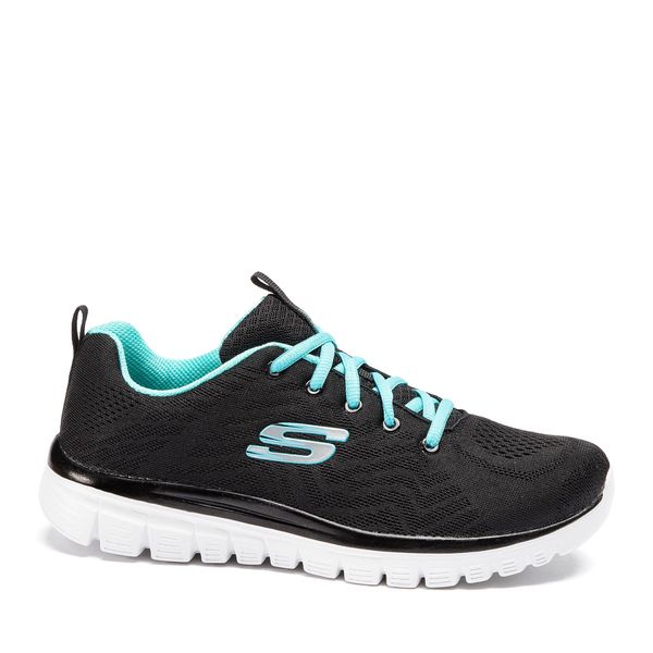 Skechers Superge Skechers Get Connected 12615/BKTQ Črna