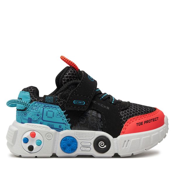 Skechers Superge Skechers Lil Gametronix 402262N/BKMT Črna