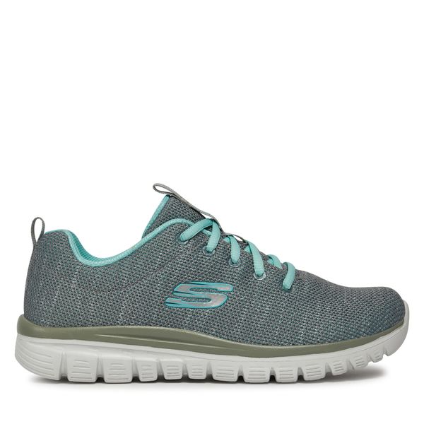 Skechers Superge Skechers Twisted Fortune 12614/GYMN Siva