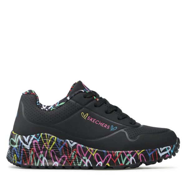 Skechers Superge Skechers Uno Lite Lovely Luv 314976L/BKMT Črna