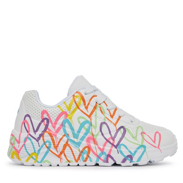 Skechers Superge Skechers Uno Lite Spread The Love 314064L/WML Bela