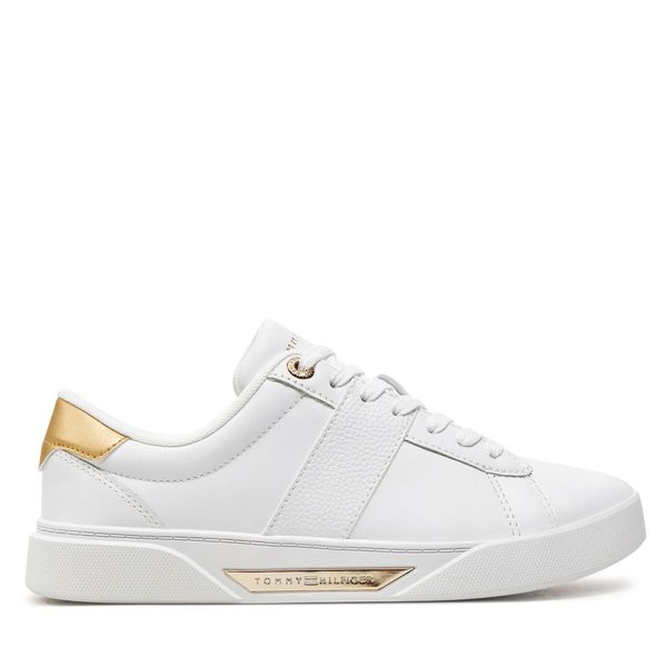 Tommy Hilfiger Superge Tommy Hilfiger Chic Panel Court Sneaker FW0FW07998 Bela