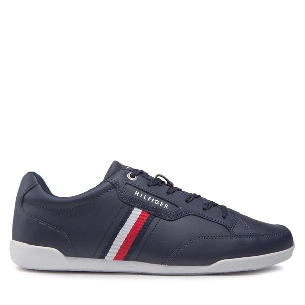 Tommy Hilfiger Superge Tommy Hilfiger Classic Lo Cupsole Leather FM0FM04277 Mornarsko modra