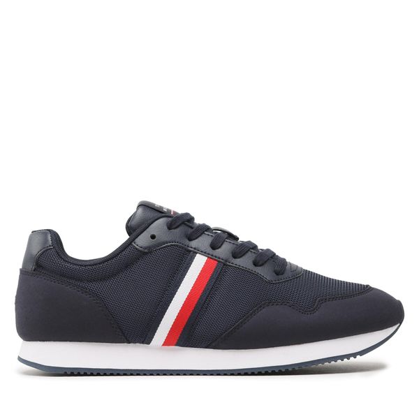 Tommy Hilfiger Superge Tommy Hilfiger Core Lo Runner FM0FM04504 Mornarsko modra