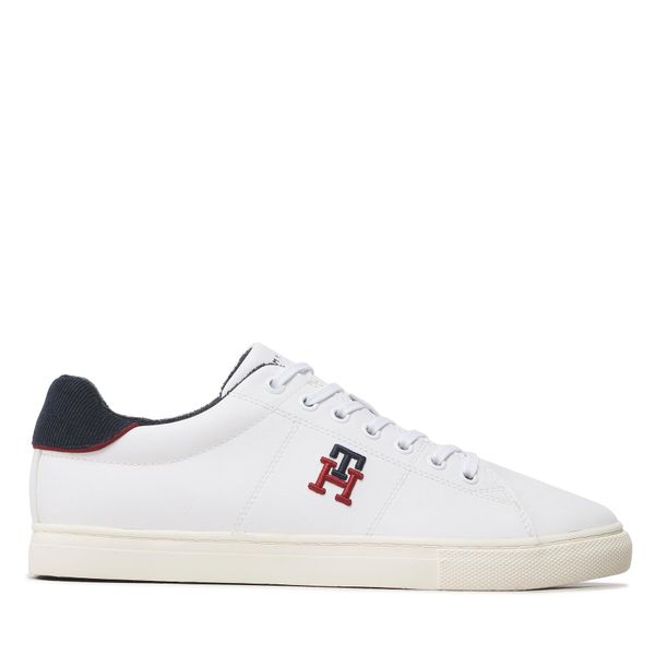 Tommy Hilfiger Superge Tommy Hilfiger Core Vulc Varsity Monogram FM0FM04350 Bela