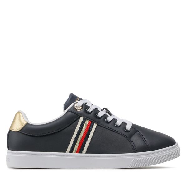 Tommy Hilfiger Superge Tommy Hilfiger Corporate Webbing Sneaker FW0FW07117 Mornarsko modra