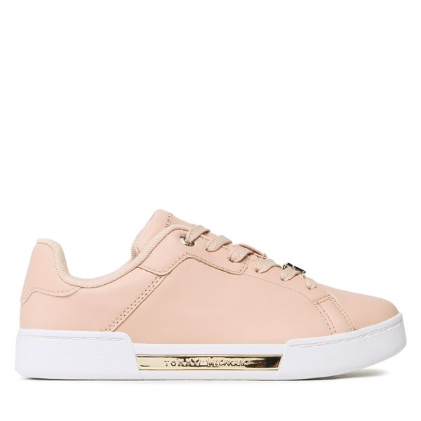 Tommy Hilfiger Superge Tommy Hilfiger Court Sneaker Golden Th FW0FW07116 Misty Blush TRY