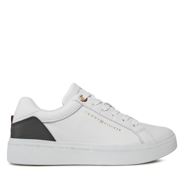 Tommy Hilfiger Superge Tommy Hilfiger Elevated Essential Court Sneaker FW0FW07635 Bela