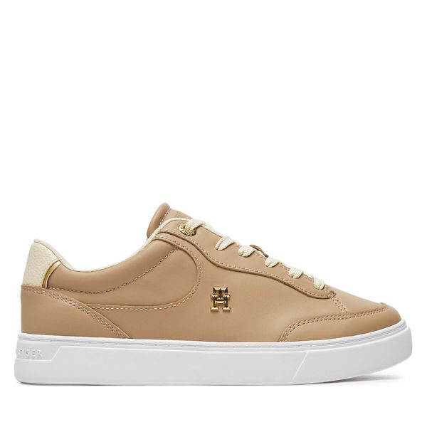 Tommy Hilfiger Superge Tommy Hilfiger Essential Chic Court Sneaker FW0FW08322 Bež