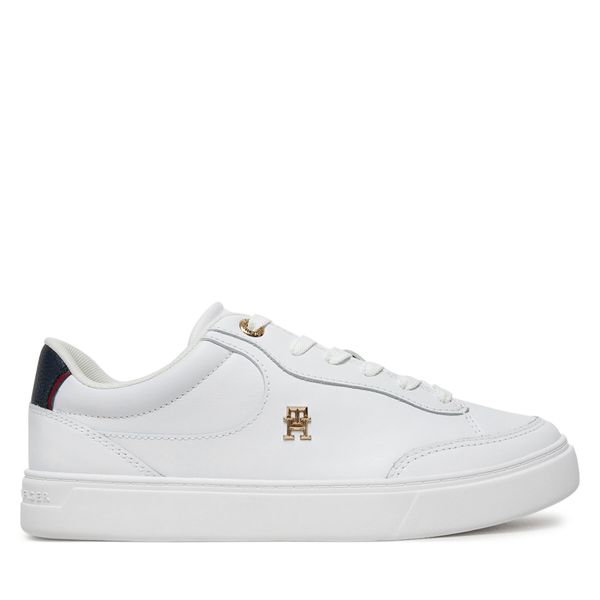 Tommy Hilfiger Superge Tommy Hilfiger Essential Chic Court Sneaker FW0FW08579 Bela