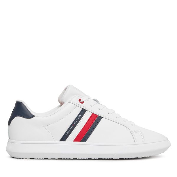 Tommy Hilfiger Superge Tommy Hilfiger Essential Leather Cupsole FM0FM04921 White YBS