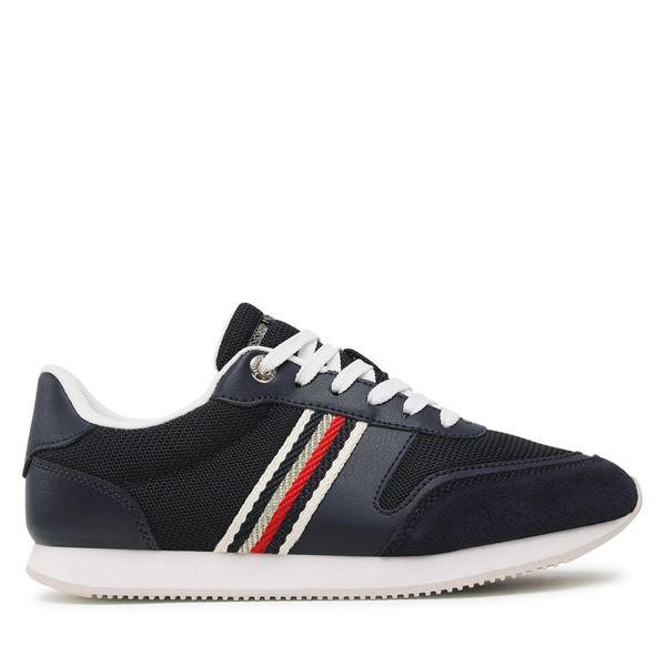 Tommy Hilfiger Superge Tommy Hilfiger Essential Runner FW0FW07163 Mornarsko modra