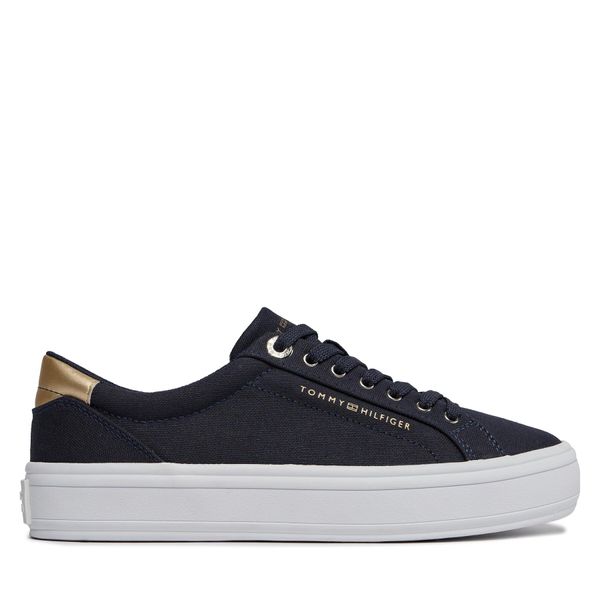 Tommy Hilfiger Superge Tommy Hilfiger Essential Vulc Canvas Sneaker FW0FW07682 Space Blue DW6