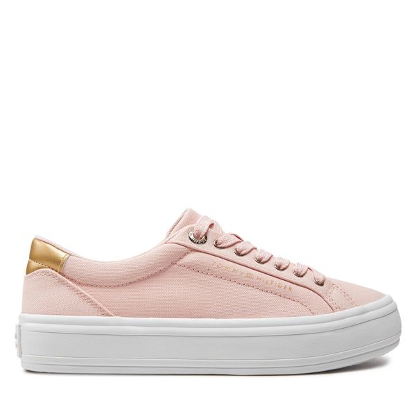 Tommy Hilfiger Superge Tommy Hilfiger Essential Vulc Canvas Sneaker FW0FW07682 Whimsy Pink TJQ