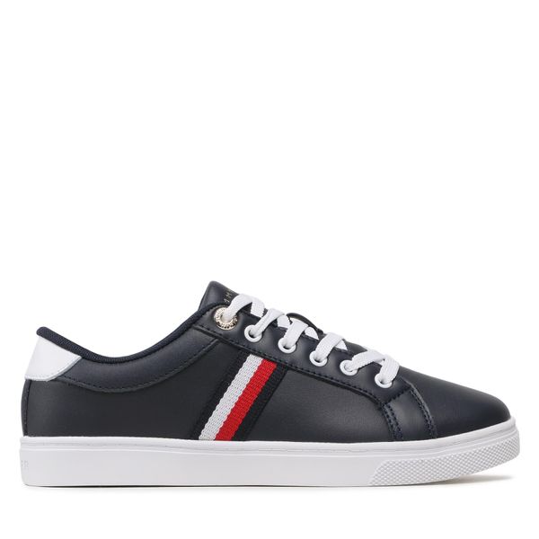 Tommy Hilfiger Superge Tommy Hilfiger Essential Webbing Cupsole FW0FW07378 Mornarsko modra