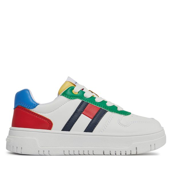 Tommy Hilfiger Superge Tommy Hilfiger Flag Low Cut Lace-Up Sneaker T3X9-33369-1355 S Multicolor Y913