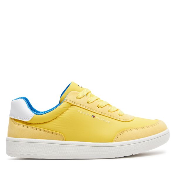 Tommy Hilfiger Superge Tommy Hilfiger Low Cut Lace-Up Sneaker T3X9-33351-1694 S Yellow 200