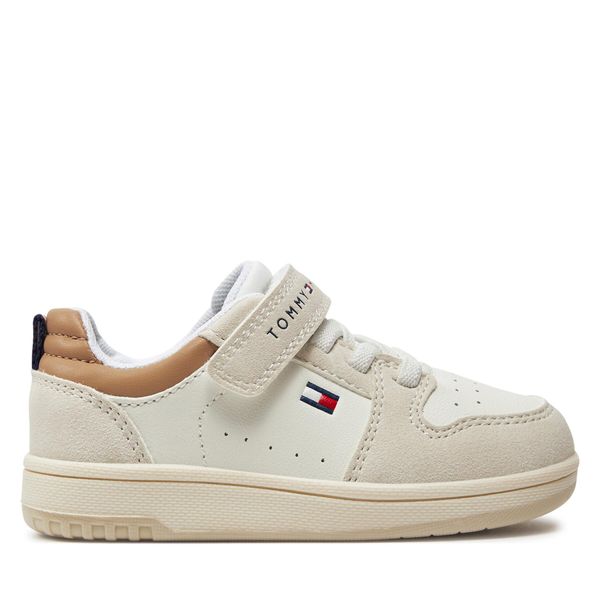 Tommy Hilfiger Superge Tommy Hilfiger Low Cut Lace-Up/Velcro Sneaker T1X9-33341-1269 M Beige/Off White A360