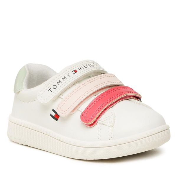 Tommy Hilfiger Superge Tommy Hilfiger Low Cut Velcro Sneaker T1A9-32710-1355 M Bela