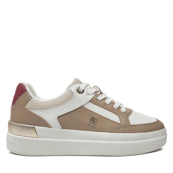 Tommy Hilfiger Superge Tommy Hilfiger Lux Hardware Court Sneaker FW0FW07997 Khaki