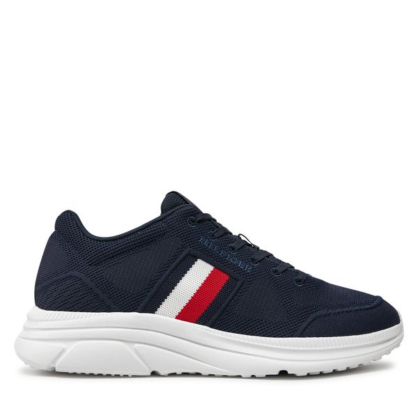 Tommy Hilfiger Superge Tommy Hilfiger Modern Runner Knit Evo Ess FM0FM05245 Mornarsko modra