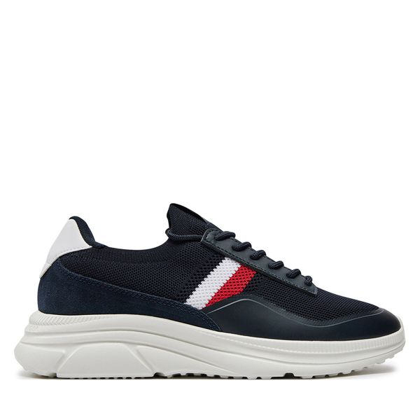 Tommy Hilfiger Superge Tommy Hilfiger Modern Runner Premium Knit FM0FM05135 Mornarsko modra