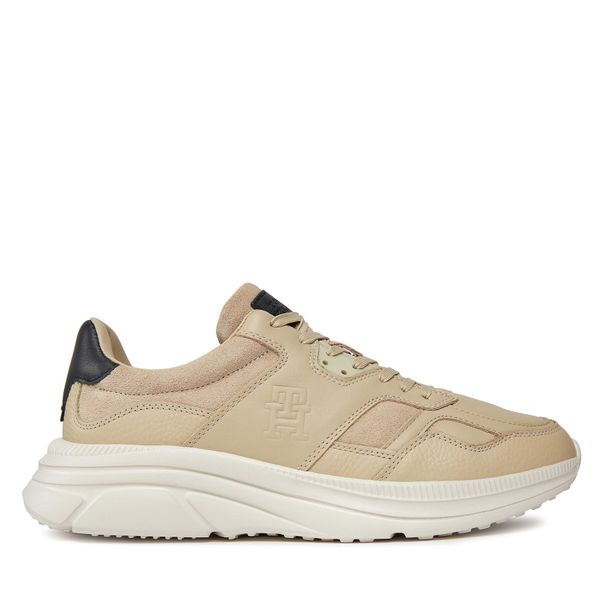 Tommy Hilfiger Superge Tommy Hilfiger Modern Runner Premium Lth FM0FM04879 Bež