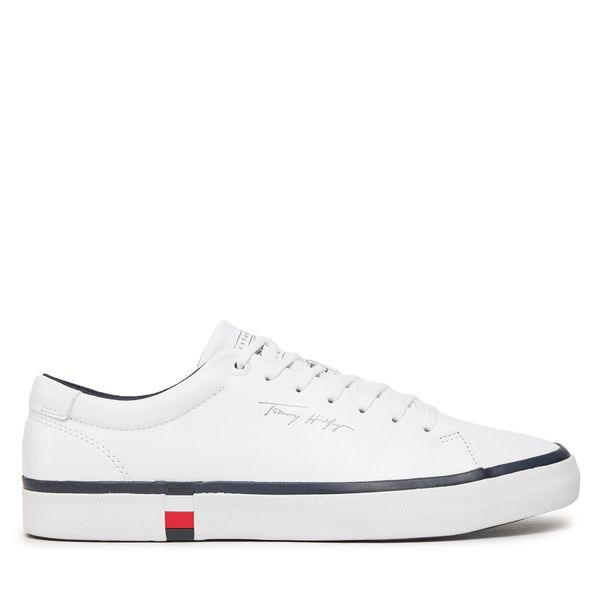 Tommy Hilfiger Superge Tommy Hilfiger Modern Vulc Corporate Leather FM0FM04922 Bela