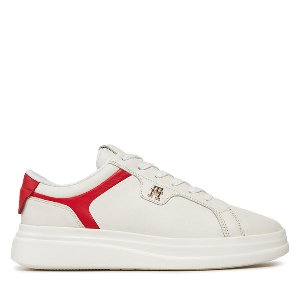 Tommy Hilfiger Superge Tommy Hilfiger Pointy Court Sneaker FW0FW07460 Écru