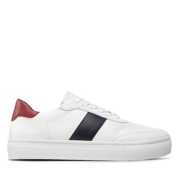 Tommy Hilfiger Superge Tommy Hilfiger Premium Cupsole Stripe FM0FM04284 Bela