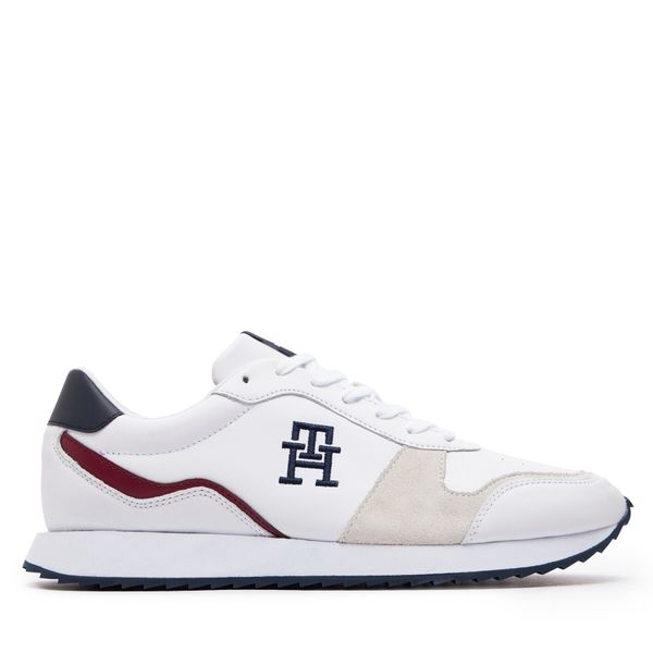 Tommy Hilfiger Superge Tommy Hilfiger Runner Evo Lth Mix FM0FM04959 Bela