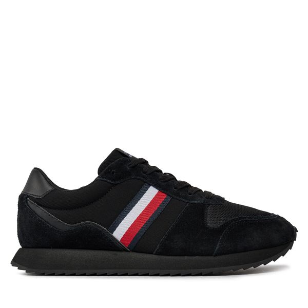 Tommy Hilfiger Superge Tommy Hilfiger Runner Evo Mix Ess FM0FM04886 Črna