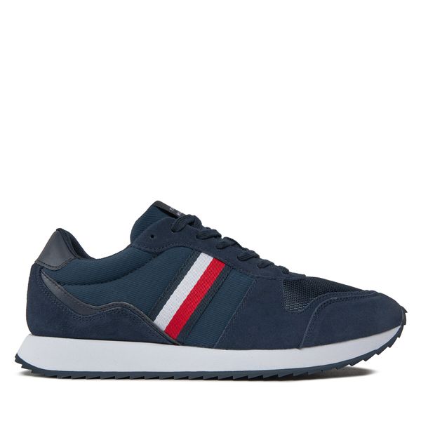 Tommy Hilfiger Superge Tommy Hilfiger Runner Evo Mix Ess FM0FM04886 Mornarsko modra