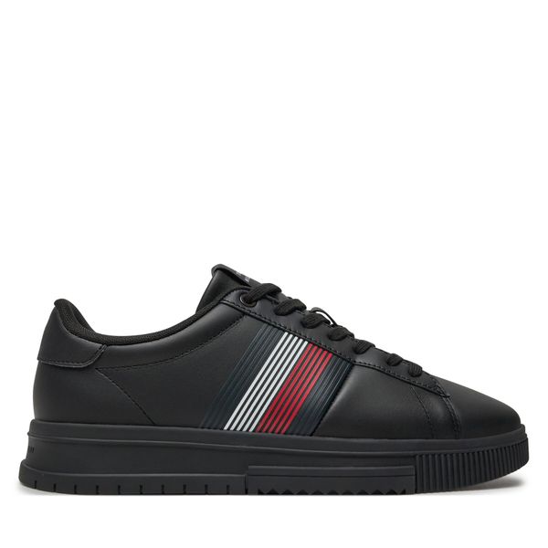 Tommy Hilfiger Superge Tommy Hilfiger Supercup Lth Seasonal FM0FM05129 Črna