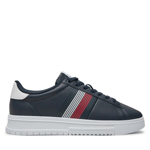 Tommy Hilfiger Superge Tommy Hilfiger Supercup Lth Seasonal FM0FM05129 Mornarsko modra