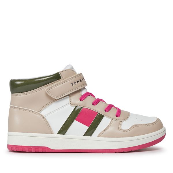 Tommy Hilfiger Superge Tommy Hilfiger T3A9-32961-1434Y609 D Beige/Off White/Army Green Y609