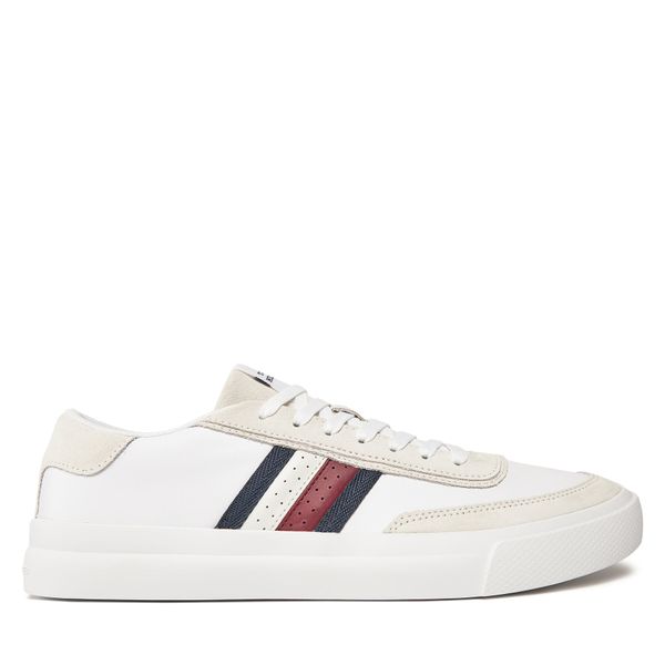 Tommy Hilfiger Superge Tommy Hilfiger Th Cupset Rwb Lth FM0FM04975 Bela