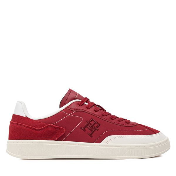 Tommy Hilfiger Superge Tommy Hilfiger Th Heritage Court Sneaker Sde FW0FW08037 Rdeča