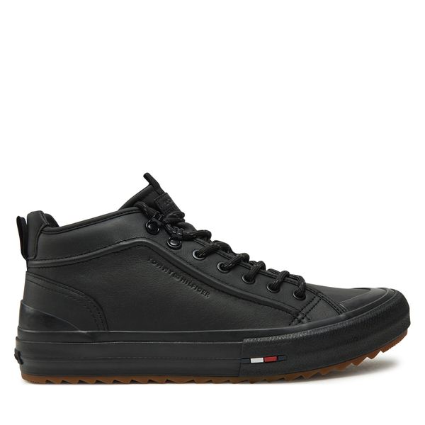 Tommy Hilfiger Superge Tommy Hilfiger Th Hi Vulc Cleat Lth FM0FM05313 Črna