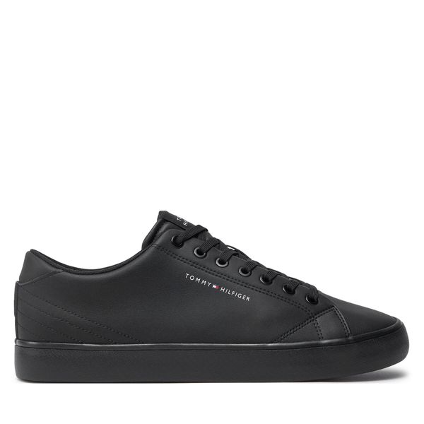 Tommy Hilfiger Superge Tommy Hilfiger Th Hi Vulc Core Low Leather FM0FM05041 Črna