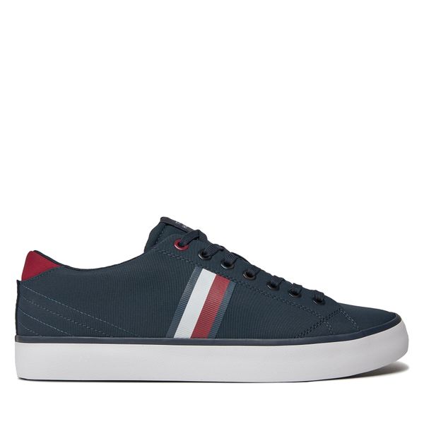 Tommy Hilfiger Superge Tommy Hilfiger Th Hi Vulc Low Stripes Mesh FM0FM04946 Desert Sky DW5