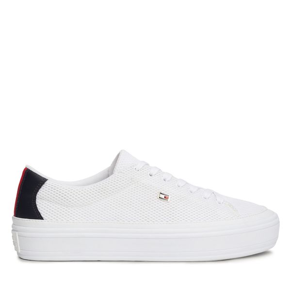 Tommy Hilfiger Superge Tommy Hilfiger Vulc Monotype Sneaker FW0FW07675 White/Space Blue 0K5