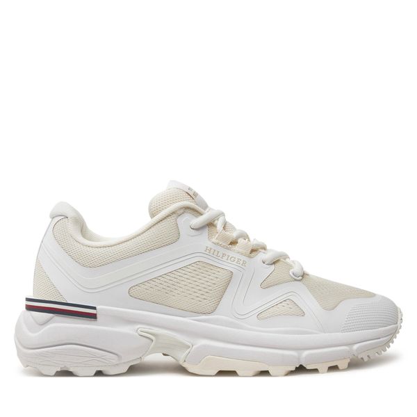 Tommy Hilfiger Superge Tommy Hilfiger Womens Trail Runner FW0FW08202 Écru