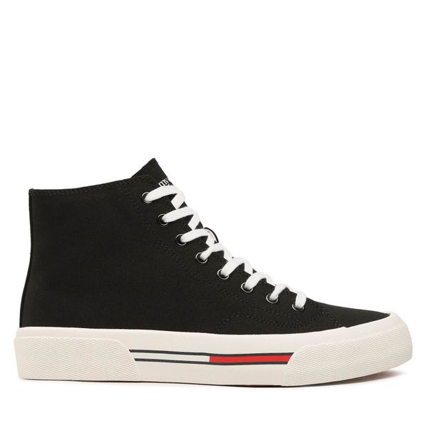 Tommy Jeans Superge Tommy Jeans Mid Canvas Color EM0EM01157 Črna