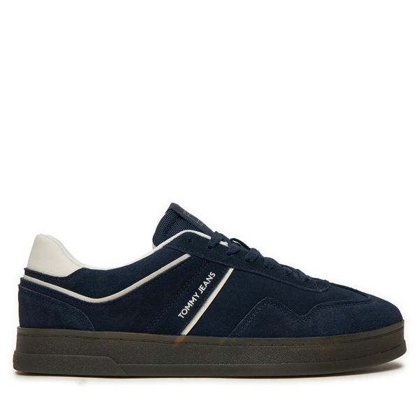 Tommy Jeans Superge Tommy Jeans The Greenwich Suede EM0EM01516 Mornarsko modra