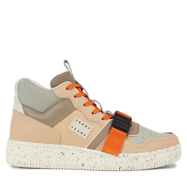 Tommy Jeans Superge Tommy Jeans Tjm Basket Leather Buckle Mid EM0EM01288 Tawny Sand/ Earth/ Faded Willow AB0