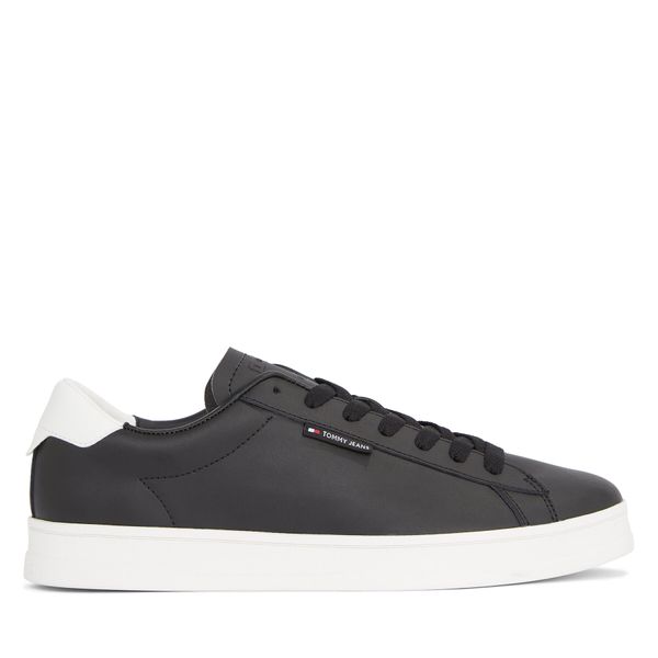 Tommy Jeans Superge Tommy Jeans Tjm Leather Low Cupsole EM0EM01374 Black BDS