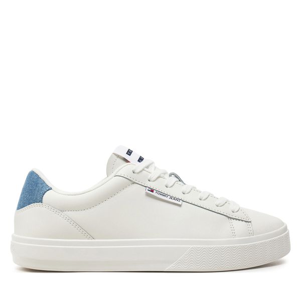 Tommy Jeans Superge Tommy Jeans Tjw Cupsole Sneaker Denim EN0EN02652 Écru