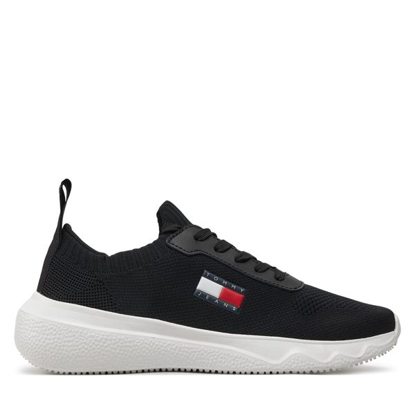 Tommy Jeans Superge Tommy Jeans Tjw Knit Runner EN0EN02564 Črna